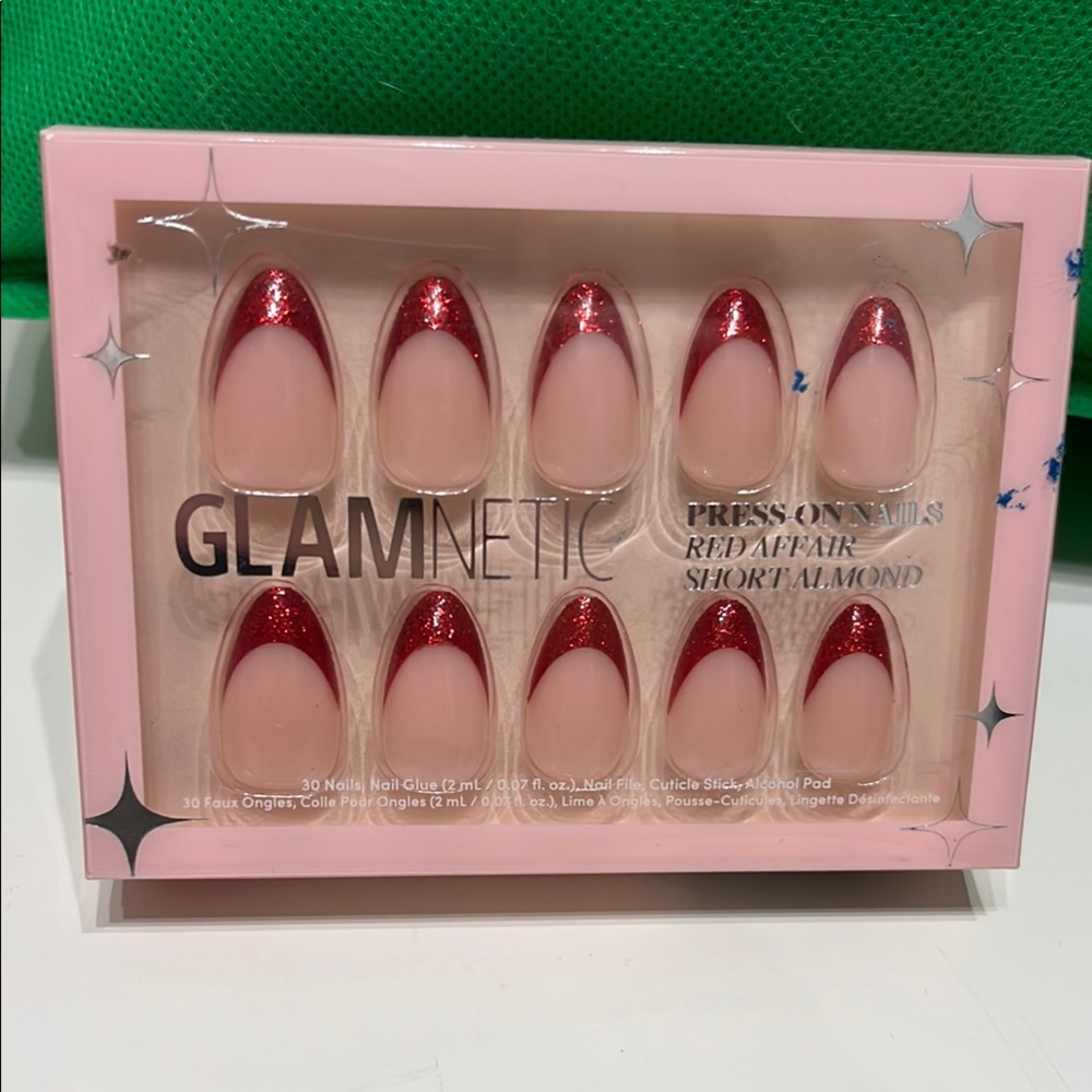 Glamnetic Red Press-On Nails